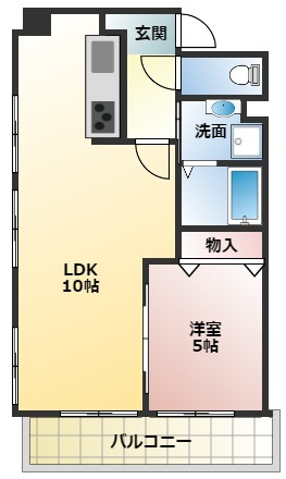 【間取り】 | ラムール東二見