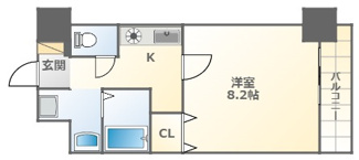 【間取り】 | SWISS難波西