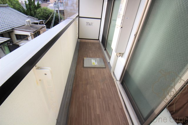 Siete中崎町のバルコニー