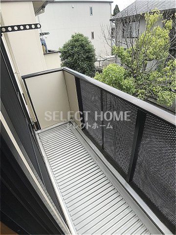 【バルコニー】 | サニーコート Ｂ | 暖かな日差しのふりそそぐバルコニー