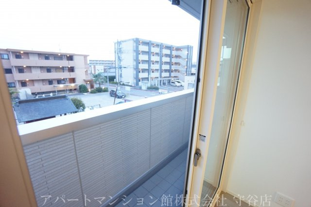 T's-roomのバルコニー