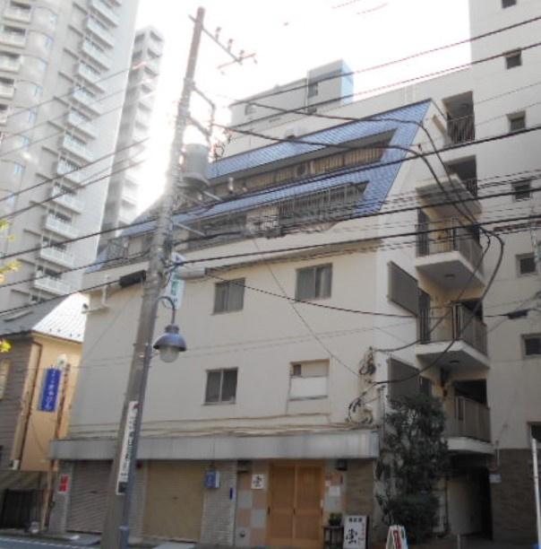 ホワイトマンション　（川崎市幸区大宮町）の外観|外観です　ホワイトマンション　JR京浜東北線「川崎」駅徒歩5分　2駅5路線利用可能　2LDK+W　1969年6月築　事務所・店舗利用可（条件有）　即入居可　内装新規リフォーム済