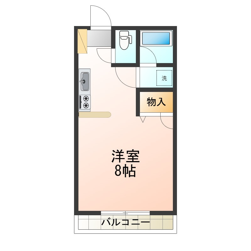 クックデュオの間取り