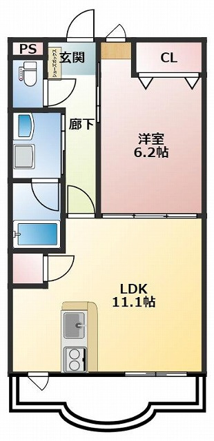 楽住庵の間取り