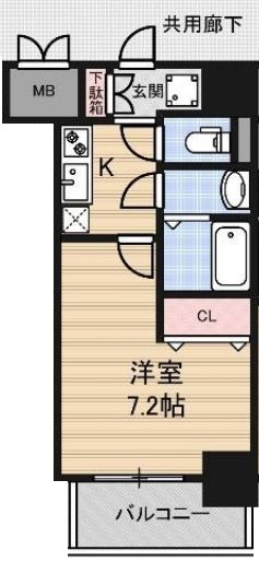 Luxe十三東Ⅱの間取り