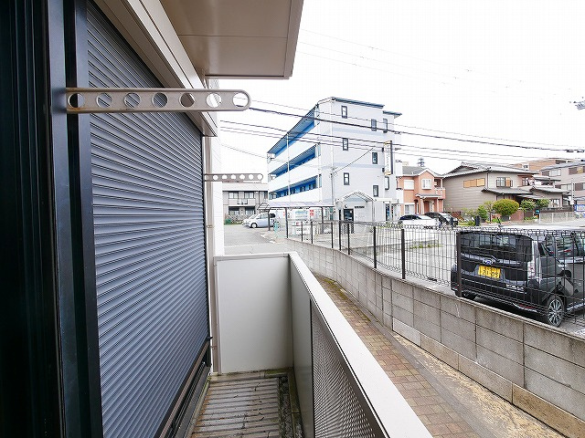 リバーパークのバルコニー|開放的で明るい空間を演出してくれるバルコニーです