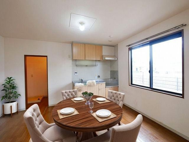 リバーパークの居間・リビング|CGで家具等を配置したもので家具等は含まれません