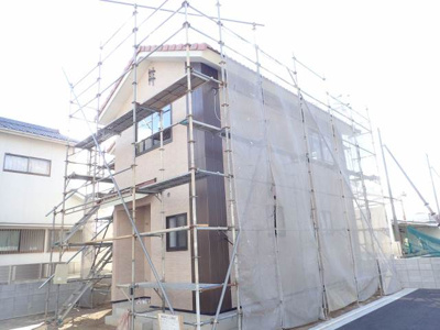 【外観】 | プロバンスタウン森松 | H棟建築中写真