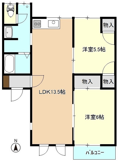 【間取り】 | 大沢ハイツC