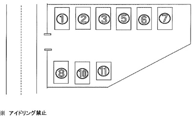 【区画図】 | セイケイ亥鼻駐車場
