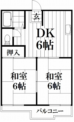 【間取り】 | シャンブル鴻池