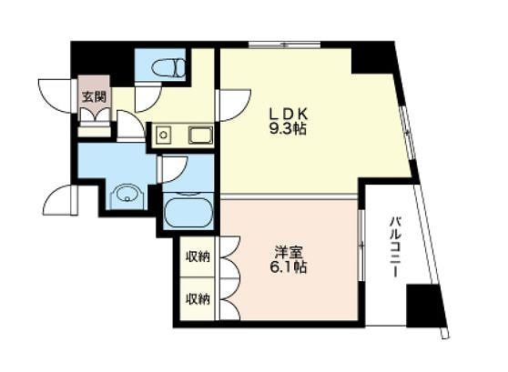 エスティメゾン浅草駒形の間取り