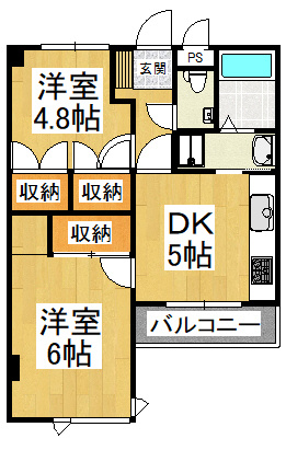 【間取り】 | フラワーマンション