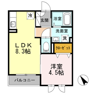 【間取り】 | ハイツMEGUMI
