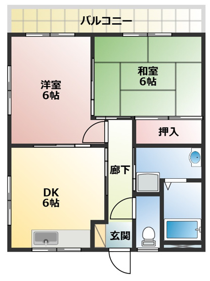 【間取り】 | ネオハイムC棟