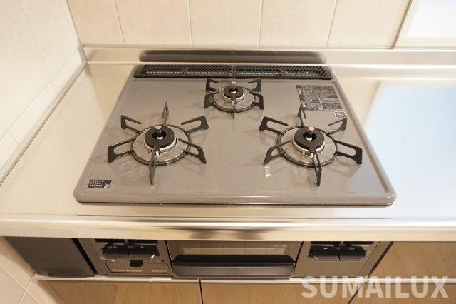 熊本市北区龍田７丁目のアパートのキッチン
