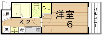 シティコート丸太町の間取り