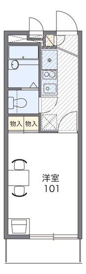 【間取り】 | レオパレスサン・ビレッジⅡ