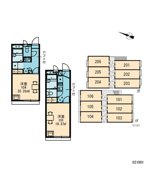 【区画図】 | レオパレスエム・エム