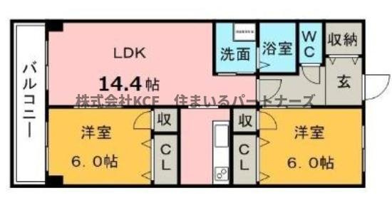 アーニスト国分の間取り