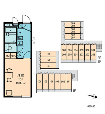 【区画図】 | レオパレススプルース