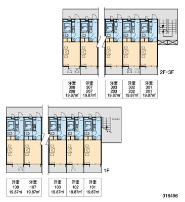 【区画図】 | レオパレスＭ．Ｓ．ＭⅡ