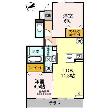エミネンスさやかの間取り