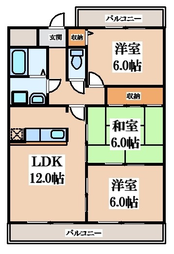 【間取り】 | グランドールＹ