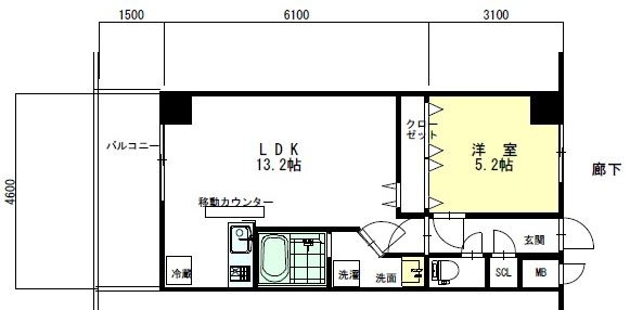 メゾンカジサンの間取り