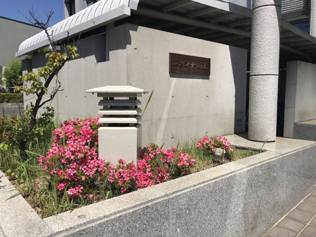 エメロード翠ヶ丘のエントランス