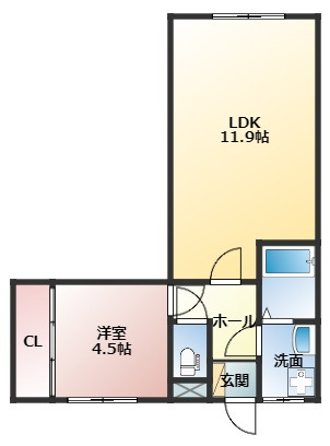 【間取り】 | 万代リリーハイツ