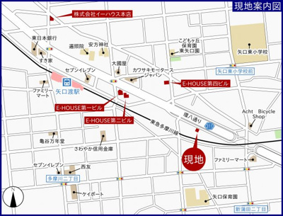 【地図】 | E-HOUSE CLUB 新蒲田