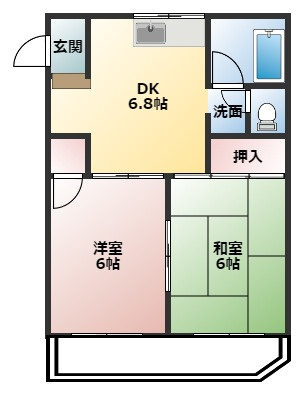 【間取り】 | 鍋嶋マンション