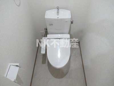 【トイレ】 | ヴェルドミール小阪（河内小阪賃貸） | 清潔感のあるトイレです