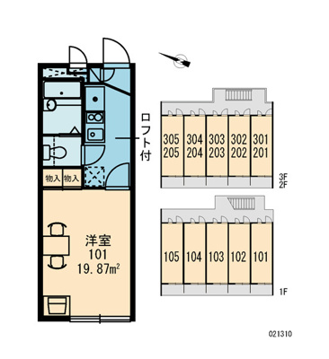 【区画図】 | レオパレスフォレスト