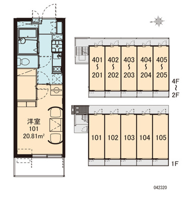 【区画図】 | レオパレス華