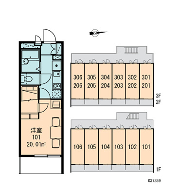 【区画図】 | レオパレスジェントリーⅡ