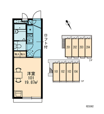 【区画図】 | レオパレスハイツＫ５