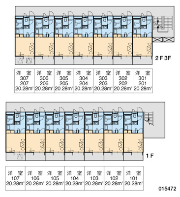 【区画図】 | レオパレスＡＫＵＲＡⅡ
