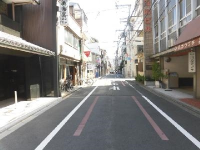 リーガル京都烏丸東の周辺|前面道路