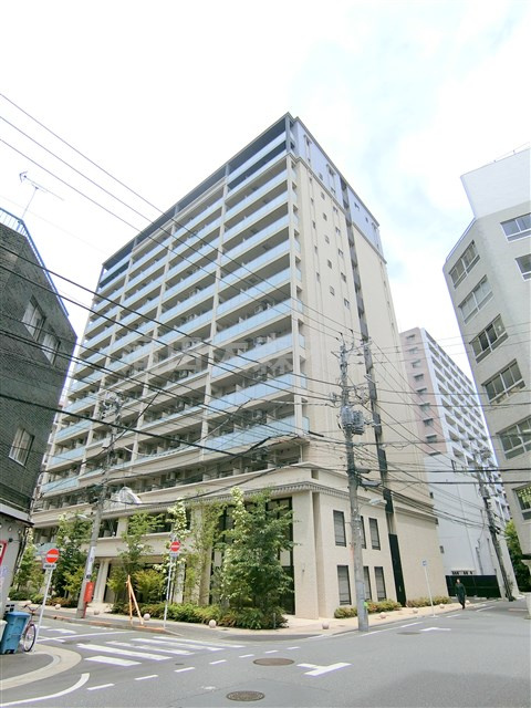 ディームス品川南大井の外観|2018年2月築　RC鉄筋コンクリート造地上14階建て１K～３LDK総戸数203戸
東京都品川区南大井3丁目　JR京浜東北線大森駅徒歩8分、京浜急行本線大森海岸駅近徒歩3分