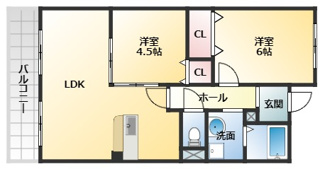 【間取り】 | ホワイトハイツ