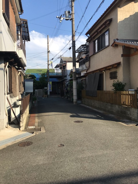 大東市三箇５丁目　一戸建ての前面道路含む現地写真|■前面道路です。お家は奥になります♪♪