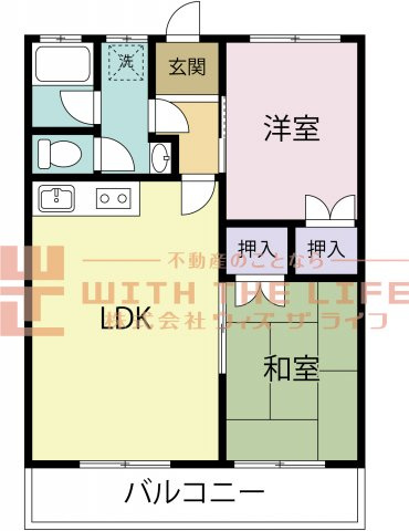 アートヒルズ【キャッシュバック対象物件】の間取り|間取り図です