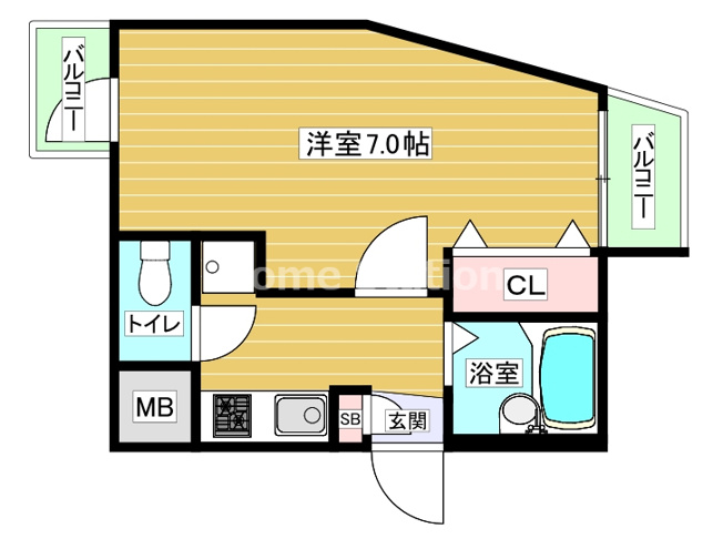 【間取り】 | ディナスティ福島