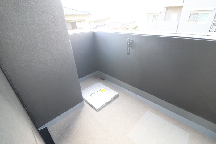 熊本市中央区九品寺２丁目の賃貸マンションのバルコニー