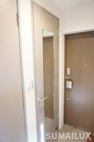 熊本市中央区九品寺２丁目の賃貸マンションの玄関