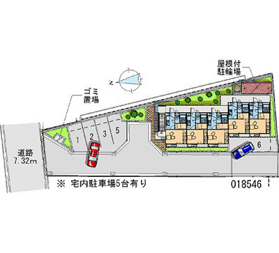 【区画図】 | レオパレスプランドールⅡ