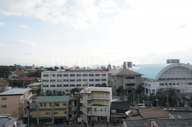 熊本市中央区九品寺２丁目の賃貸マンションの展望