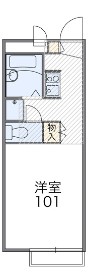 【間取り】 | レオパレス猪名川